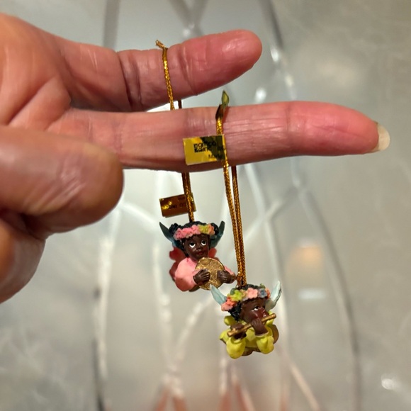 Giftco Set of 6 Little Angel Instrument Playing Polyresin Christmas Ornaments - Picture 6 of 8